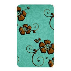 Chocolate Background Floral Pattern Memory Card Reader