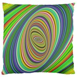 Ellipse Background Elliptical Large Flano Cushion Case (Two Sides) Front