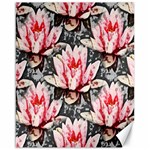 Water Lily Background Pattern Canvas 16  x 20   15.75 x19.29  Canvas - 1