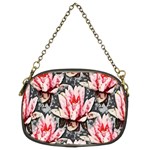 Water Lily Background Pattern Chain Purses (Two Sides)  Front