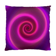 Pink Background Neon Neon Light Standard Cushion Case (Two Sides)