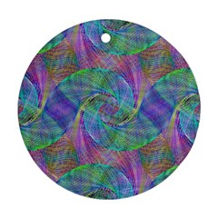 Spiral Pattern Swirl Pattern Ornament (round)