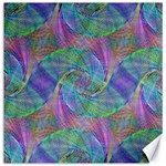 Spiral Pattern Swirl Pattern Canvas 12  x 12   11.4 x11.56  Canvas - 1