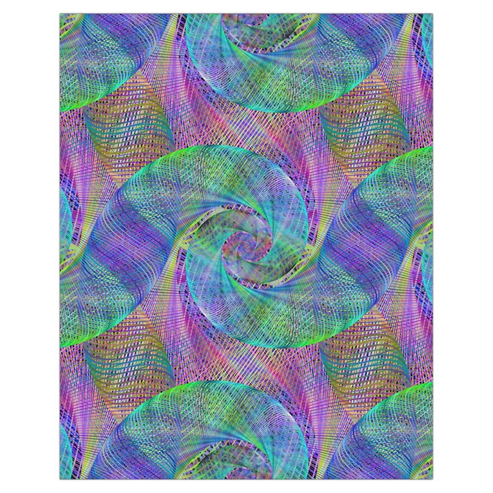 Spiral Pattern Swirl Pattern Drawstring Bag (Small)