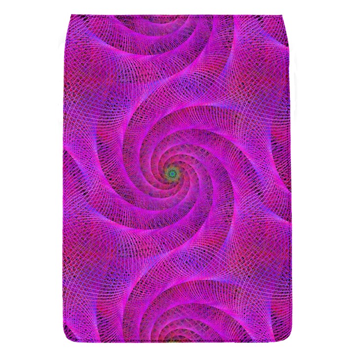 Pink Abstract Background Curl Flap Covers (S) 