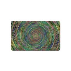 Spiral Spin Background Artwork Magnet (name Card) by Nexatart