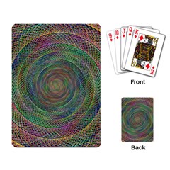 Spiral Spin Background Artwork Playing Card by Nexatart