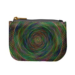 Spiral Spin Background Artwork Mini Coin Purses by Nexatart