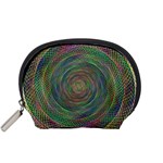 Spiral Spin Background Artwork Accessory Pouches (Small)  Front