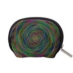 Spiral Spin Background Artwork Accessory Pouches (Small)  Back