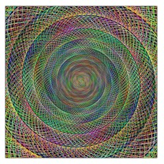 Spiral Spin Background Artwork Large Satin Scarf (square) by Nexatart