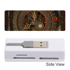 Steampunk, Awesome Clocks Memory Card Reader (stick)  by FantasyWorld7