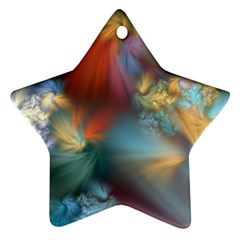 Evidence Of Angels Star Ornament (two Sides) by WolfepawFractals