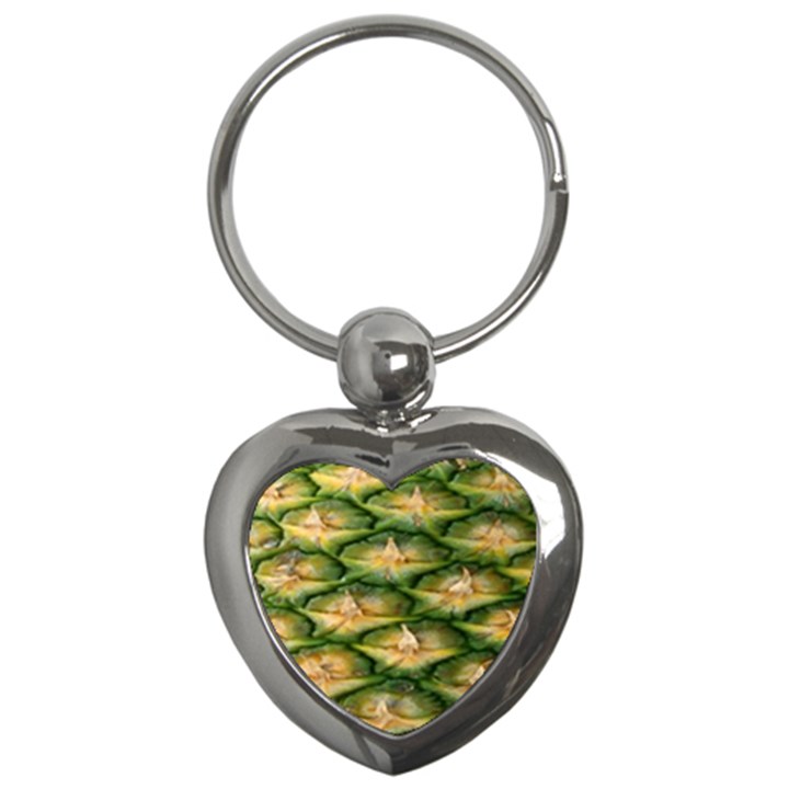 Pineapple Pattern Key Chains (Heart) 