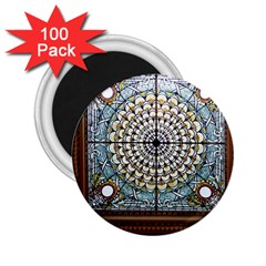 Stained Glass Window Library Of Congress 2 25  Magnets (100 Pack) 