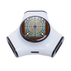 Stained Glass Window Library Of Congress 3-port Usb Hub by Nexatart