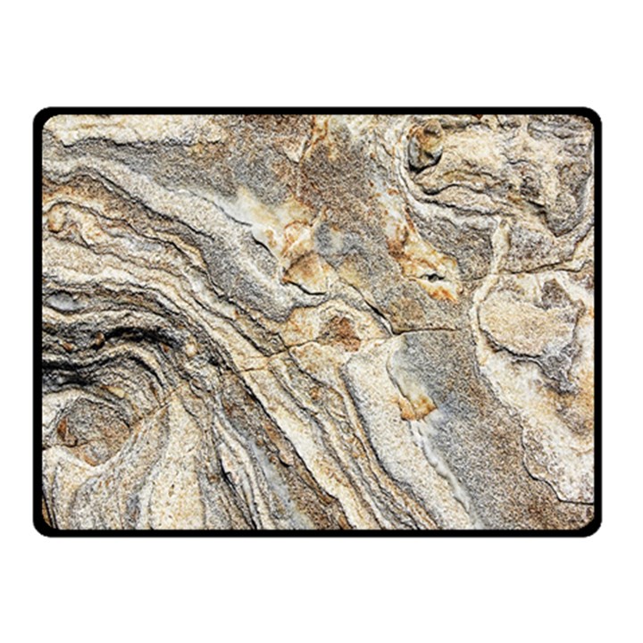 Background Structure Abstract Grain Marble Texture Double Sided Fleece Blanket (Small) 