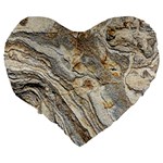 Background Structure Abstract Grain Marble Texture Large 19  Premium Flano Heart Shape Cushions Back