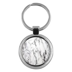 Marble Granite Pattern And Texture Key Chains (Round) 