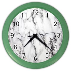 Marble Granite Pattern And Texture Color Wall Clocks