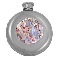 Marble Pattern Round Hip Flask (5 Oz)