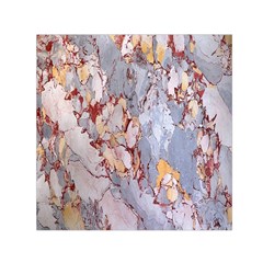 Marble Pattern Small Satin Scarf (square) by Nexatart