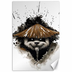 Warrior Panda T Shirt Canvas 20  X 30  