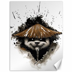 Warrior Panda T Shirt Canvas 36  X 48   by AmeeaDesign