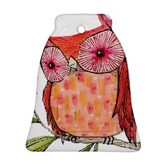 Summer Colourful Owl T Shirt Ornament (bell) by AmeeaDesign