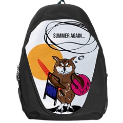 Owl That Hates Summer T Shirt Backpack Bag