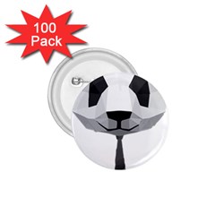 Office Panda T Shirt 1 75  Buttons (100 Pack) 