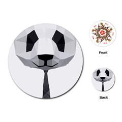 Office Panda T Shirt Playing Cards (round)  by AmeeaDesign