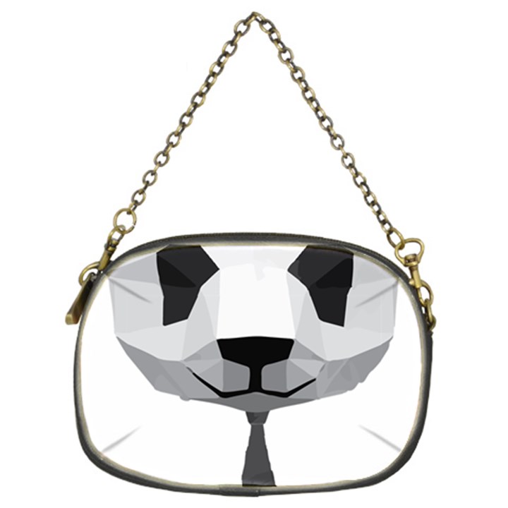 Office Panda T Shirt Chain Purses (Two Sides) 