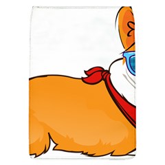 Corgi With Sunglasses And Scarf T Shirt Flap Covers (l)  by AmeeaDesign