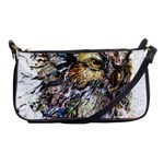 Angry And Colourful Owl T Shirt Shoulder Clutch Bags Front