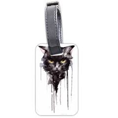 Angry Cat T Shirt Luggage Tags (one Side)  by AmeeaDesign