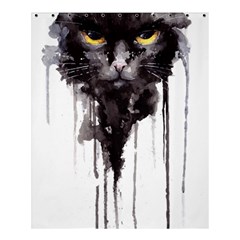 Angry Cat T Shirt Shower Curtain 60  X 72  (medium)  by AmeeaDesign