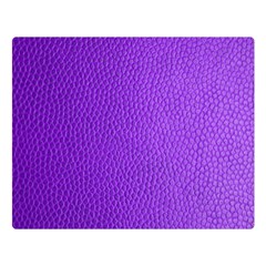 Purple Skin Leather Texture Pattern Double Sided Flano Blanket (large)  by paulaoliveiradesign