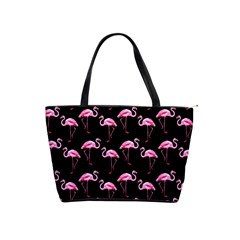 Flamingo Pattern Shoulder Handbags by Valentinaart