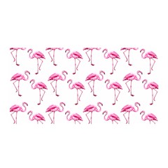 Flamingo Pattern Satin Wrap by Valentinaart