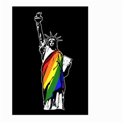 Pride Statue Of Liberty  Large Garden Flag (two Sides) by Valentinaart