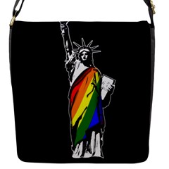 Pride Statue Of Liberty  Flap Messenger Bag (s) by Valentinaart