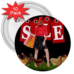 Sale 3  Buttons (10 pack) 