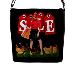 Sale Flap Messenger Bag (L) 