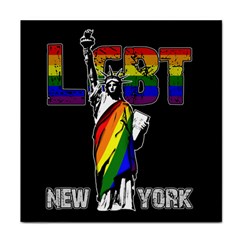 Lgbt New York Face Towel by Valentinaart