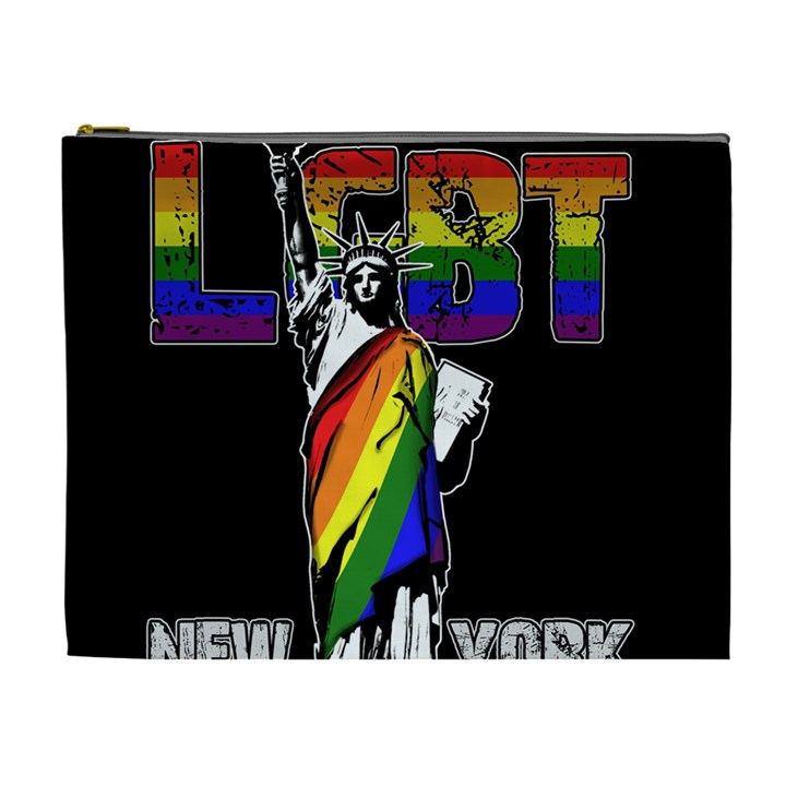 LGBT New York Cosmetic Bag (XL)