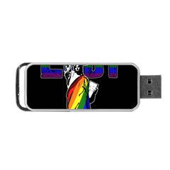 Lgbt New York Portable Usb Flash (one Side) by Valentinaart