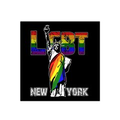 Lgbt New York Satin Bandana Scarf by Valentinaart