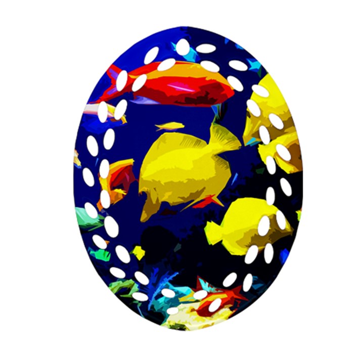 Tropical fish Ornament (Oval Filigree)