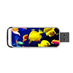 Tropical Fish Portable Usb Flash (one Side) by Valentinaart